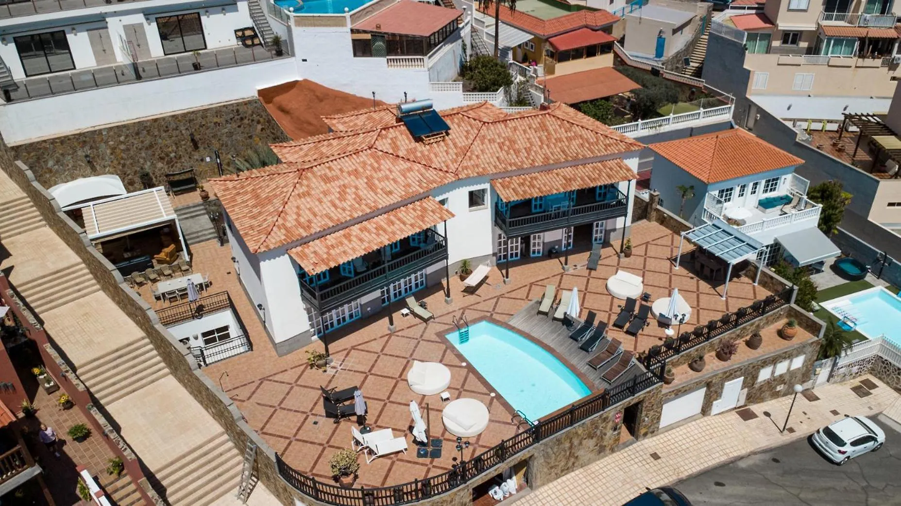 Magnificent 5-Star Very Large Luxury Villa Sea View Jacuzzi And Heated Pool Arguineguin İspanya