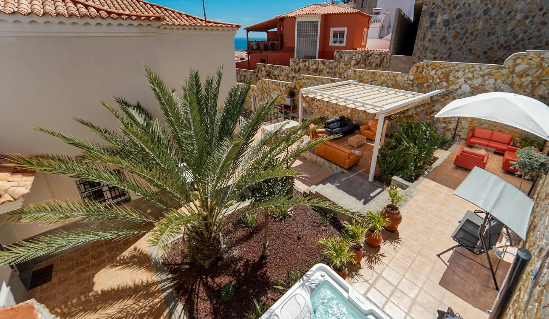 Magnificent 5-Star Very Large Luxury Villa Sea View Jacuzzi And Heated Pool Arguineguin